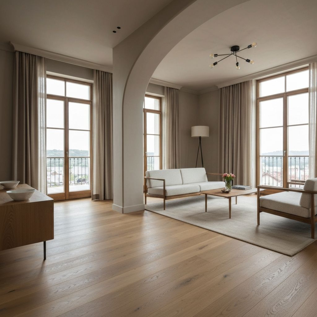 Premium European flooring interior